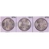 Image 1 : Lot of 1896-1898 $1 Morgan Silver Dollar Coins