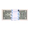 Image 2 : Pack of (100) Consecutive 2017 $1 Federal Reserve STAR Notes San Francisco