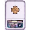 Image 2 : 1878 $3 Indian Princess Head Gold Coin NGC MS61