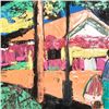 Image 3 : Henrie (1932-1999) "Afternoon on Olivera St" Original Oil on Canvas