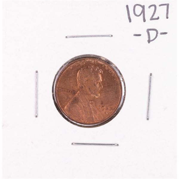 1927-D Lincoln Wheat Cent Coin