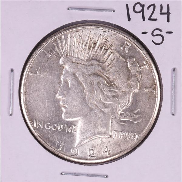 1924-S $1 Peace Silver Dollar Coin