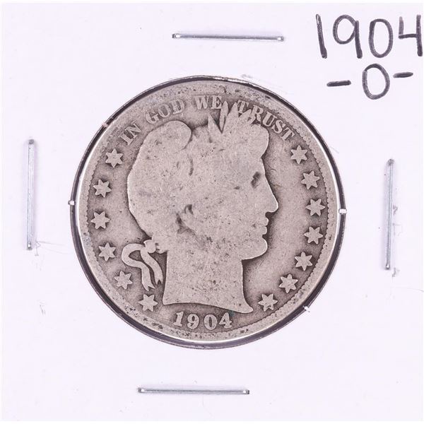 1904-O Barber Half Dollar Coin