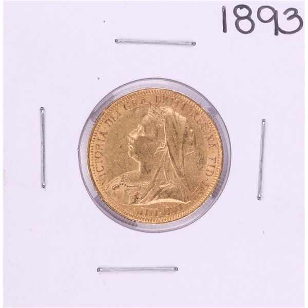 1893 Great Britain Sovereign Gold Coin