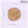 Image 1 : 1893 Great Britain Sovereign Gold Coin