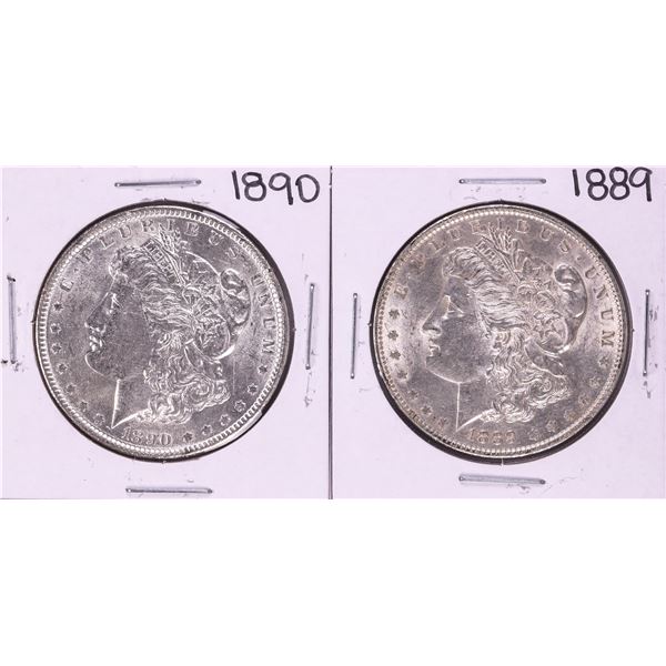 Lot of 1889-1890 $1 Morgan Silver Dollar Coins