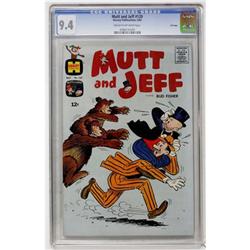 Mutt and Jeff #129 File Copy (Harvey, 1962) CGC