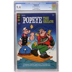 Popeye #76 File Copy (Gold Key, 1965) CGC NM 9.4