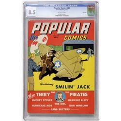 Popular Comics #83 File Copy CGC VF+ 8.5
