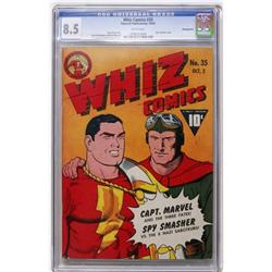 Whiz Comics #35 (Fawcett, 1942) CGC VF+ 8.5