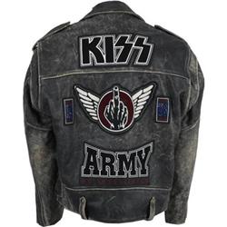 Stan Lee Autographed Kiss Army Leather Biker
