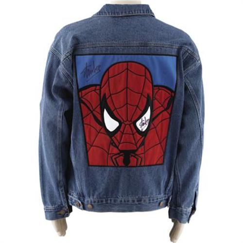 spiderman jean jacket