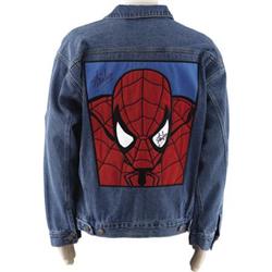 Stan Lee Autographed Spider-Man Blue Jean Jacket
