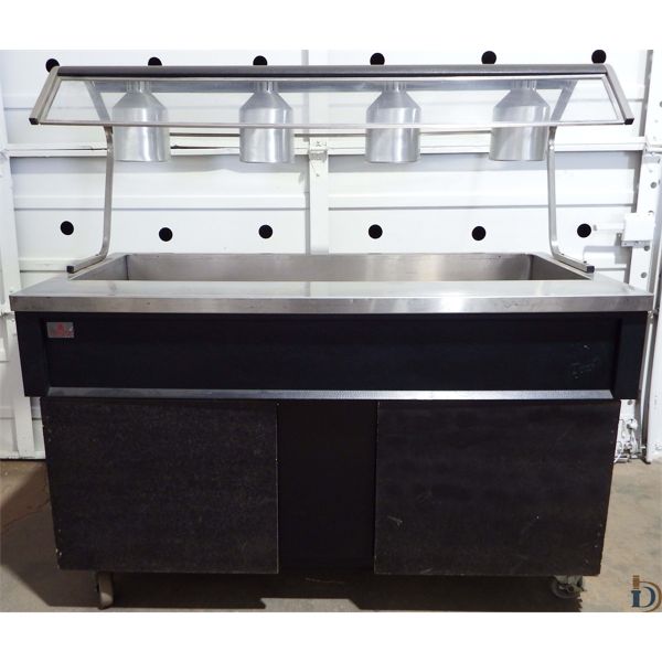 Quest Salad Bar Table with Sneeze Guard