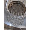 Image 2 : Large hanging chandelier crystal w/ white shade from the popular sci-fi tv series