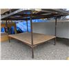 Image 2 : Steel framed table w/ approx. 6 1/2 ft by 5ft stainless steel top from the popular sci-fi tv series