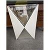 Image 1 : Two tri-fold wall mirror & two medal display trays (white mirror has small crack) from the popular s