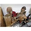 Image 2 : Shelf lot of small assorted props, baby doll parts, sledge hammer, saws, pruners from the popular sc