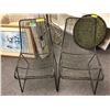 Image 1 : Pair of metal wire mesh side chairs from the popular sci-fi tv series