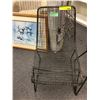 Image 2 : Pair of metal wire mesh side chairs from the popular sci-fi tv series