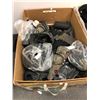 Image 1 : One large box of terminator knee pads/helmet & accessories from the popular sci-fi tv series