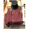 Image 1 : Actors burgundy vest & black top hat wardrobe from the popular sci-fi tv series