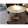 Image 1 : Metal bowl on wooden pedestal from the popular sci-fi tv series