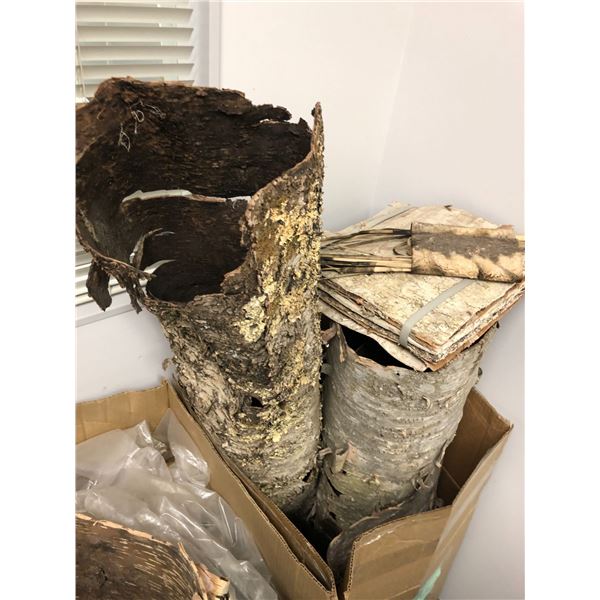 2 boxes of birch bark from the popular sci-fi tv series