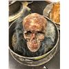 Image 2 : Two metal trays w/ skull & melted candles from the popular sci-fi tv series