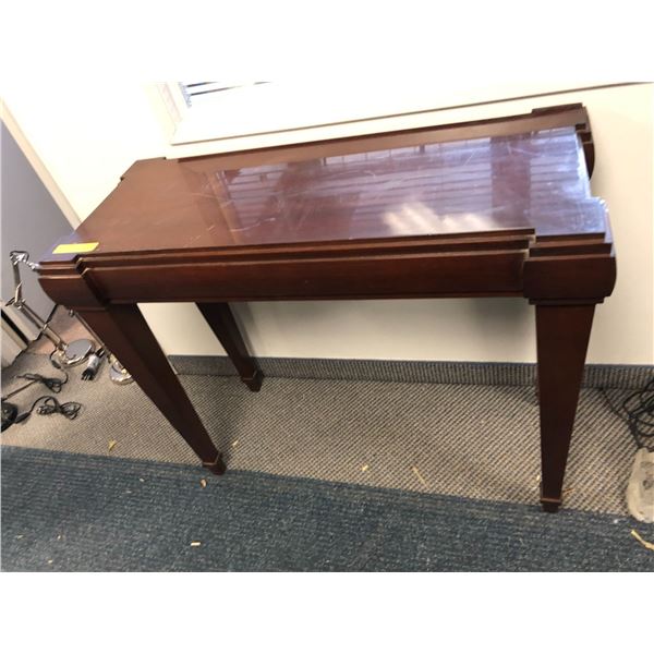 Mahogany console/hall table from the popular sci-fi tv series