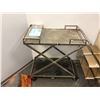 Image 1 : Chrome finish w/glass drink trolly from the popular sci-fi tv series