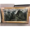 Image 1 : Large framed machu picchu print from the popular sci-fi tv series 67 1/2 in x 39 1/2in