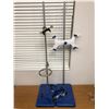 Image 1 : Pair of blue distillery/test tube w/ stand & parts from the popular sci-fi tv series