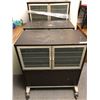 Image 1 : Group of 3 wooden glass front cabinets from the popular sci-fi tv series