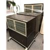 Image 2 : Group of 3 wooden glass front cabinets from the popular sci-fi tv series