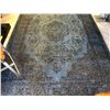 Image 2 : 8 1/2ft x 5 1/2 blue classic 100% cotton area rug from the popular sci-fi tv series