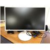 Image 1 : Samsung 23" white monitor w/ power cord & wall mount from the popular Sci-fi series
