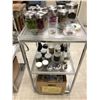 Image 1 : Large group/ three shelves of medical lab specimen containers w/ specimens & other medical supplies