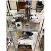 Image 1 : Large group/ three shelves of medical lab specimen containers w/ specimens & other medical supplies