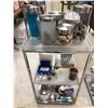 Image 1 : Large group/ three shelves of medical lab specimen containers w/ specimens & other medical supplies