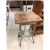 Image 1 : Medical IV stand & small wood top metal table from the popular Sci-fi series