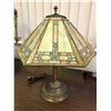 Image 1 : Tiffany style leaded glass table lamp from the popular Sci-fi series