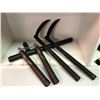 Image 1 : Group of 4 martial arts practice weapons dojo from the popular Sci-fi series