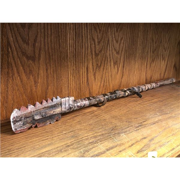 Wood crafted battle weapon from the popular Sci-fi series