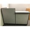 Image 2 : Gray Office Workstation desk system with walls