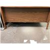 Image 1 : 5 drawer brown wooden office desk from production offices from the show