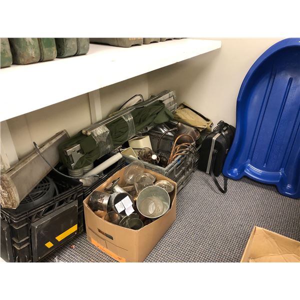 Large group of assorted props from popular sci-fi series