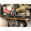 Image 2 : 2 black milk crates & 2 metal containers filled with assorted props from popular sci-fi series