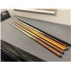 Image 1 : Lake shore bunker - group of 6 assorted pool cues from the popular sci-fi series