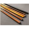 Image 2 : Lake shore bunker - group of 6 assorted pool cues from the popular sci-fi series